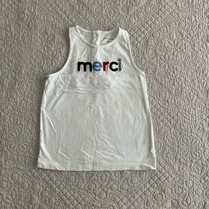 Janie & Jack white top, size 6 yrs, great condition